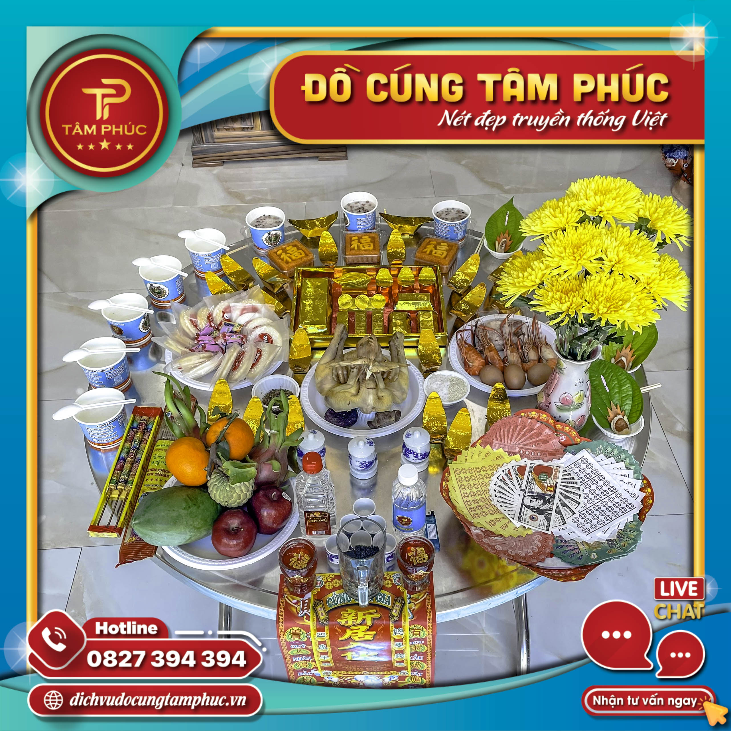 Chuẩn Bị Lễ Vật Cho Mâm Cúng Nhập Trạch.